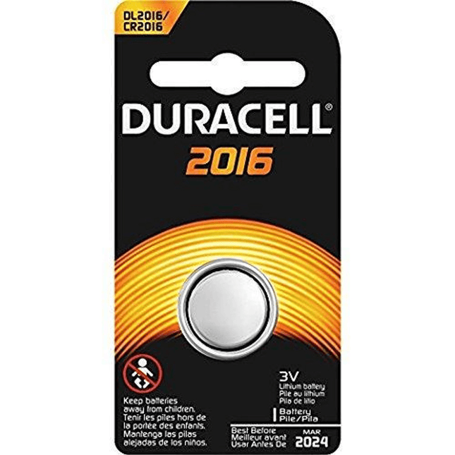 Duracell CR2016 3V Lithium Coin Battery – Single Pack Closeout Special