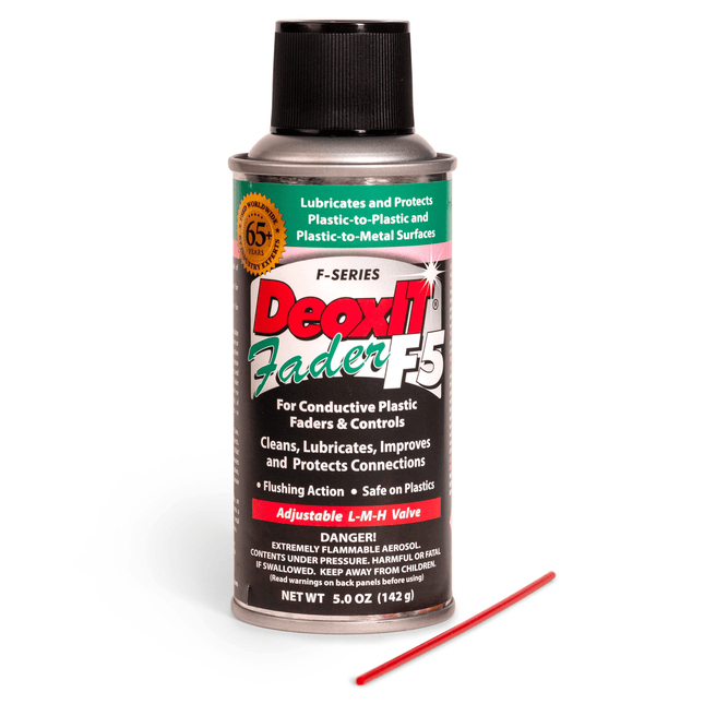 DeoxIT® Fader F5 Spray – 5% Solution, 142 g
