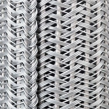 1" White Expandable Braided Sleeving "Flexo F6" - 6' Mini Pack