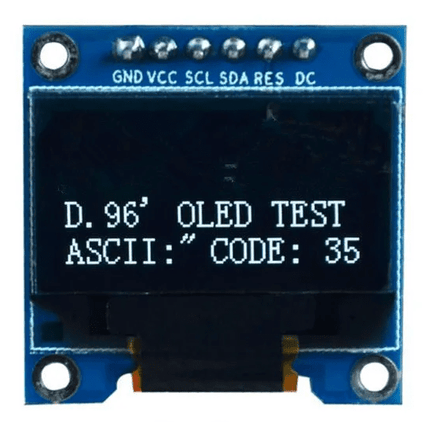 High-quality .96" Blue SPI OLED LCD Module