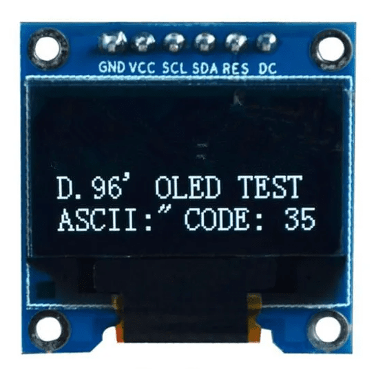 High-quality .96" Blue SPI OLED LCD Module