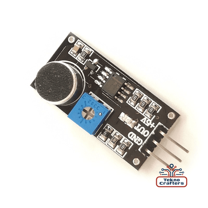 LM393 Microphone Noise Decibel Interface 3-PINS Sound Detection Sensor Module