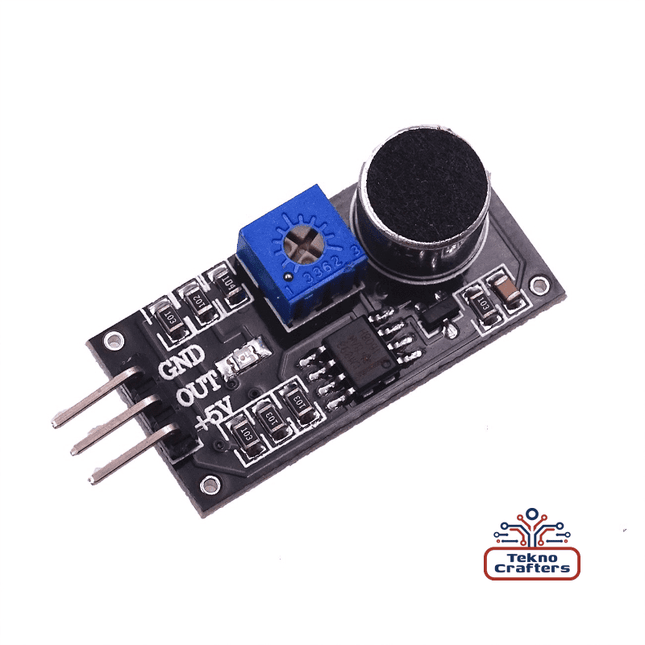 LM393 Microphone Noise Decibel Interface 3-PINS Sound Detection Sensor Module