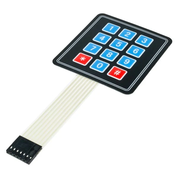 4×3 Matrix 12-Key Membrane Switch Keypad (Copy)