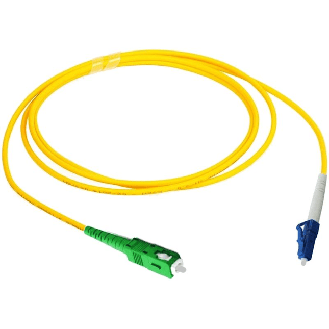 LC/UPC-SC/APC Singlemode Simplex Fiber Patch Cable, OS1, 1 Meter