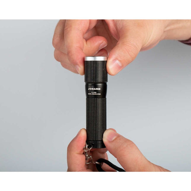 Pocket LED Flashlight With Zoom Lens