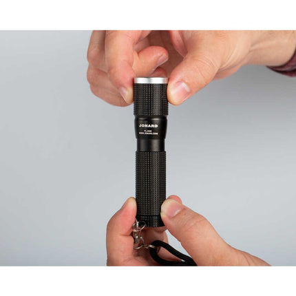 Pocket LED Flashlight With Zoom Lens