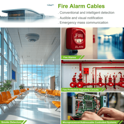 16/4 Shielded Plenum Fire Alarm Wire FPLP/CL3P/FT6, Red, 1000 ft