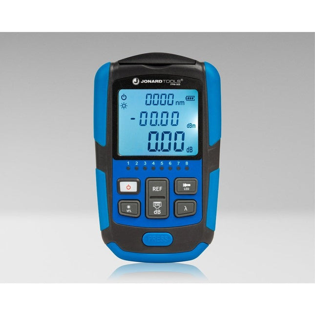 Jonard Tools FPM-50S Professional Fiber Optic Power Meter - Precision Signal Strength Testing for Fiber Networks