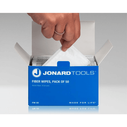 Fiber Optic Cleaning Wipes – 91% Isopropyl Alcohol Pack of 50