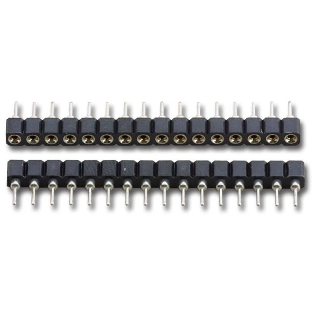 40 Round Pin Socket Strips, Pack of 2 pcs