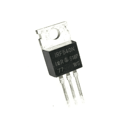 IRF540N MOSFET N-Channel Transistor 28A .077R, 2/Pkg