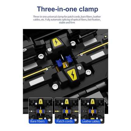 6-Motor Touchscreen Core-Alignment Fusion Splicer
