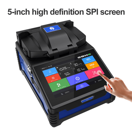 6-Motor Touchscreen Core-Alignment Fusion Splicer