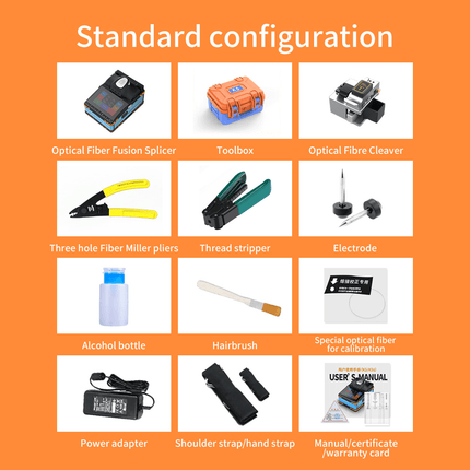 TouchScreen 6-Motor Core-Alignment Fusion Splicer