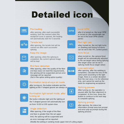 TouchScreen 6-Motor Core-Alignment Fusion Splicer