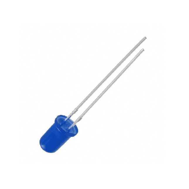 Blue 5mm LED, 28mm Leg, 5/pkg.