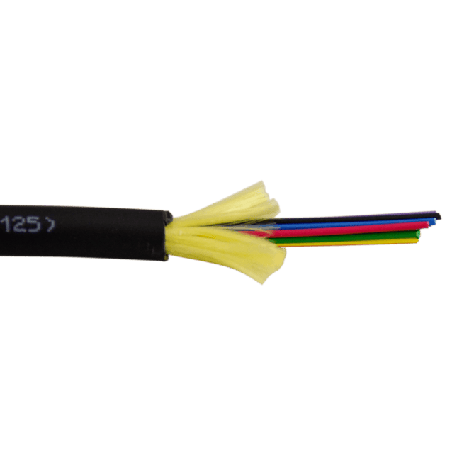 ECOFiber™ 2-Strand OM3 50µm Indoor/Outdoor Plenum Fiber Optic Cable – Sold by the Foot