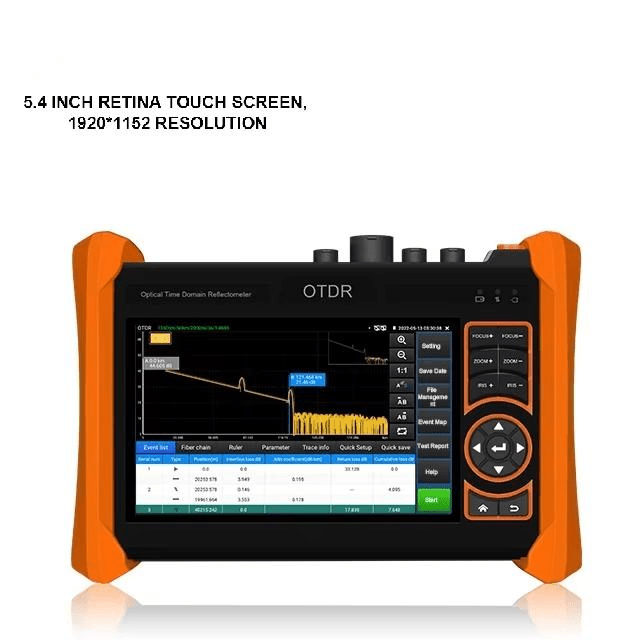 OTDR 1310/1550 nm 5.4" Touch-Screen Multifunction Tester
