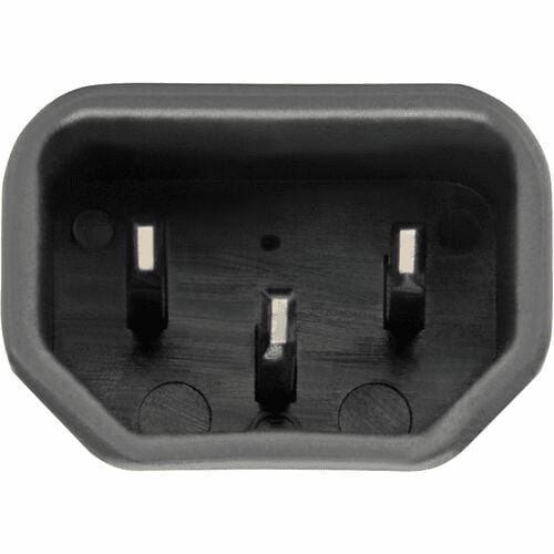 NEMA 5-15R to C14 Power Cord Adapter – 15A, 125V