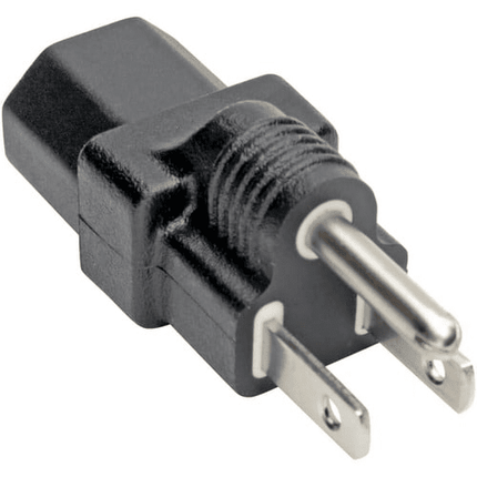 NEMA 5-15P to C13 Power Cord Adapter – 15A, 125V
