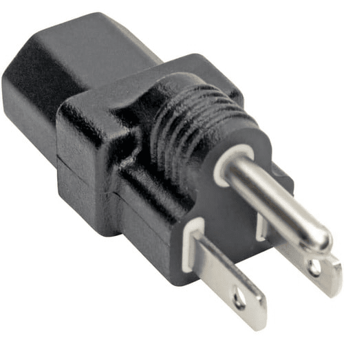 NEMA 5-15P to C13 Power Cord Adapter – 15A, 125V