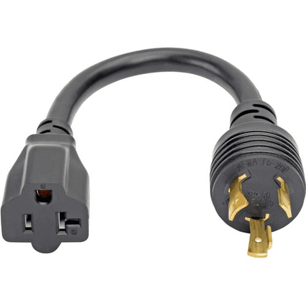 NEMA L5-20P to NEMA 5-15R - Heavy-Duty, 20A, 125V, 12 AWG Power Cord