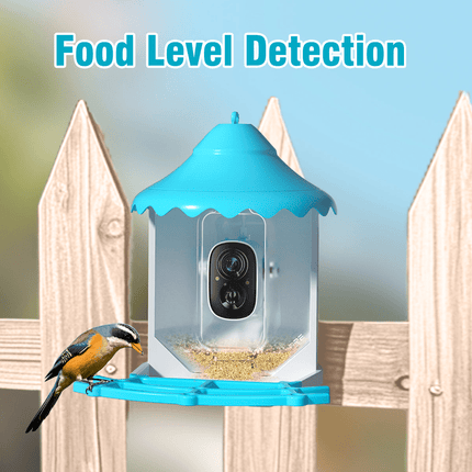 4MP WiFi Solar Bird Feeder Camera, includes Solar Panel