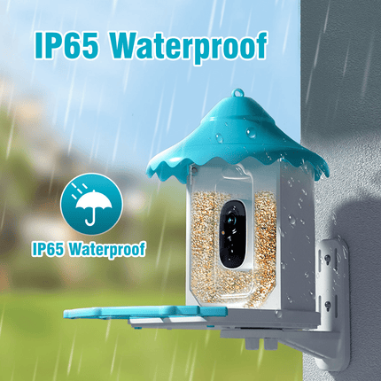 4MP WiFi Solar Bird Feeder Camera, includes Solar Panel