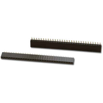0.1" Center PCB Socket 40-Pin Straight, 2/pkg.