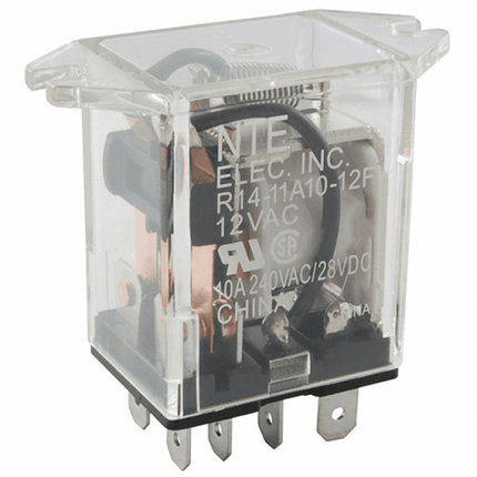 DPDT 12VAC 10A Flange Mount Relay – Closeout Special