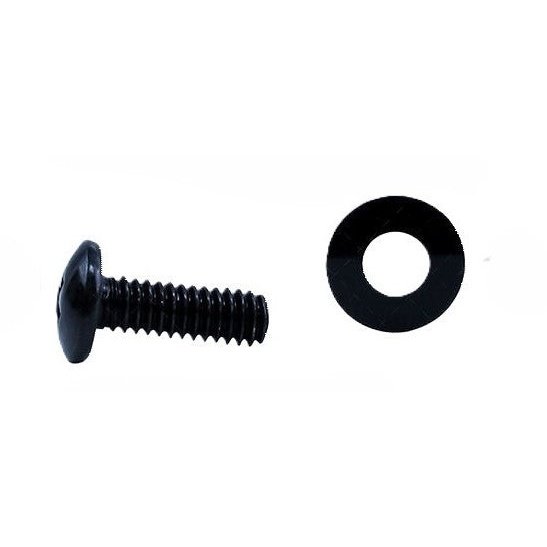 Wavenet #10-32 Black Rack Screws 50 pcs with Pre-Attached Nylon Washers