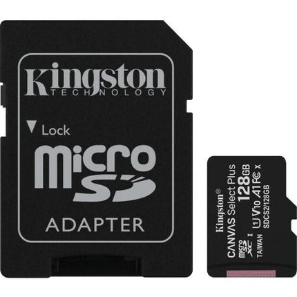 128GB microSDXC Canvas Select Plus Memory Card and Adapter