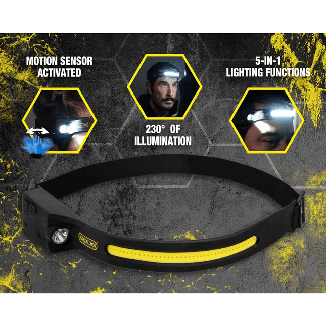 Solis™ Rechargeable LED Flex Headlight