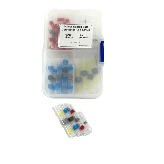 50pc. Heat Shrink Solder Seal Splices