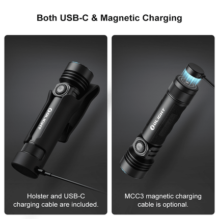 4600 Lumen High-Power Outdoor LED Flashlight