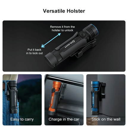 4600 Lumen High-Power Outdoor LED Flashlight