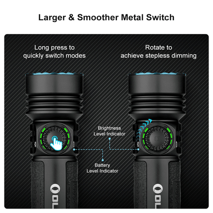 4600 Lumen High-Power Outdoor LED Flashlight