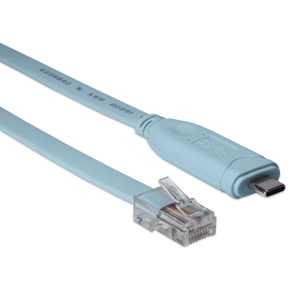 USB-C to RJ45 Cisco RS232 Serial Rollover Cable – 6 ft