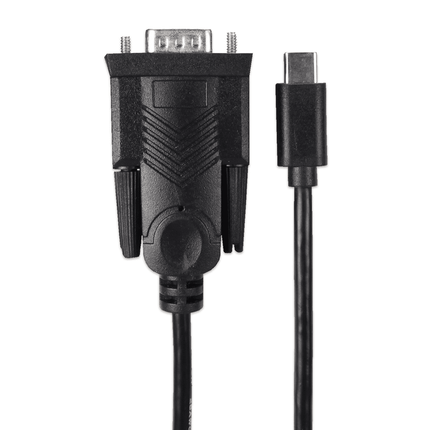 USB-C to DB9 RS232 Serial Adaptor Cable, 6 ft.