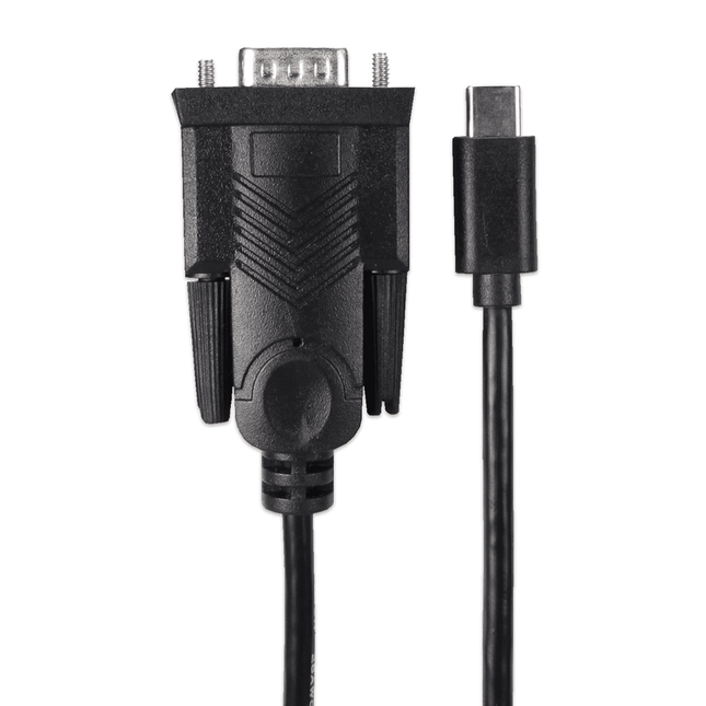 USB-C to DB9 RS232 Serial Adaptor Cable, 6 ft.