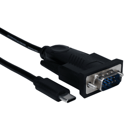 USB-C to DB9 RS232 Serial Adaptor Cable, 6 ft.