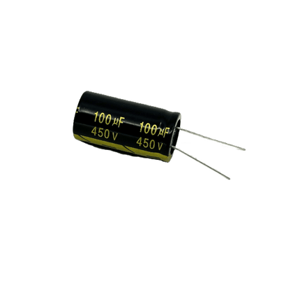 100µF 450V 20% 105°C Radial Lead Aluminum Electrolytic Capacitor 2-Pack