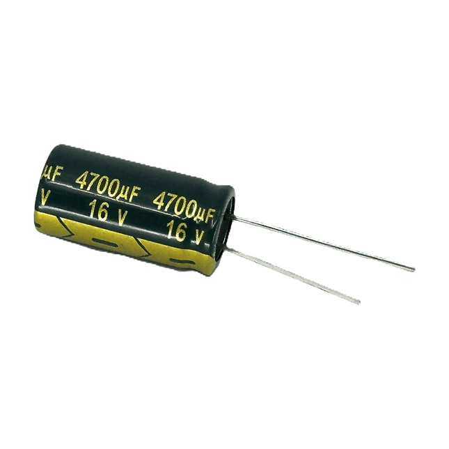 4700uf 16V 20% 105 deg. C Radial Lead Aluminum Electrolytic Capacitor 2-pack