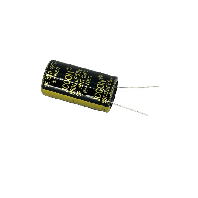 6800uf 50V 20% 105 deg. C Radial Lead Aluminum Electrolytic Capacitor 2-pack