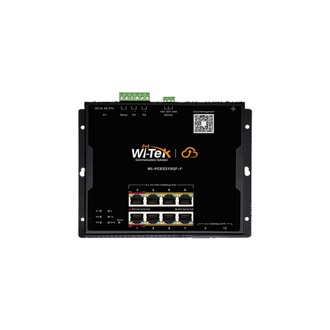 8-Port Gigabit PoE+ Flat Network Switch