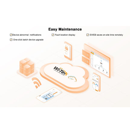 24-Port Cloud Managed PoE+ Gigabit Network Switch