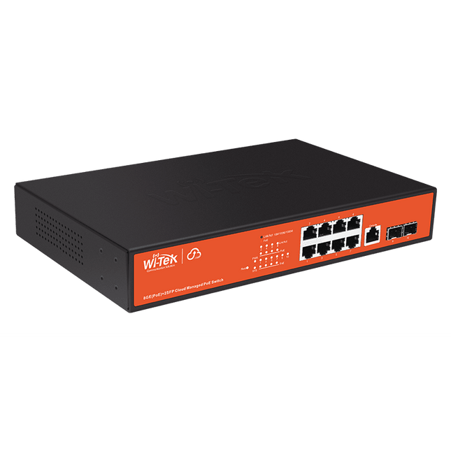 8-port + 2xSFP Layer 2 Managed Gigabit PoE Switch