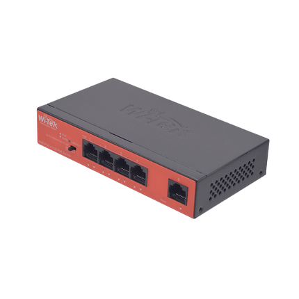 5-port PoE+ Gigabit Ethernet Switch with Optional Enhanced CCTV Mode