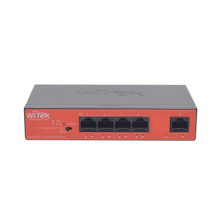 5-port PoE+ Gigabit Ethernet Switch with Optional Enhanced CCTV Mode